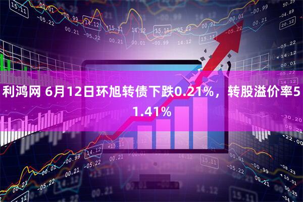 利鸿网 6月12日环旭转债下跌0.21%，转股溢价率51.41%